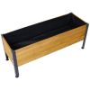 Wood Rectangular Garden Planter Box Raised Bed