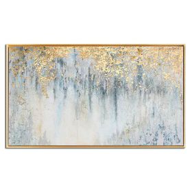 Bright Gold Foil Gold Foil Abstract Oil Painting Wall Art - 90 x 120 cm