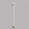 Modern White S-Curve LED Floor Lamp
