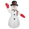 79Ft Christmas Inflatable Giant Snowman Blow Up Light Up Sno