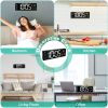 157In Led Digital Wall Clock With Remote Control 10 Level
