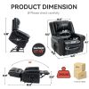 Power Lift Recliner Chair Heat Massage Dual Motor Infinite