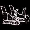 Reindeers & Sleigh Christmas Decoration 160 Leds 512 Acrylic