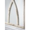 Distressed Rectangular Wooden Wall Mirror