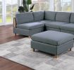 Living Room Furniture Armless Chair Steel Color Dorris