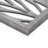 Grey Laser Cut Wood 2-Piece Panel Wall Decor Set