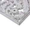 Distressed Carved Wood Wall Decor Set