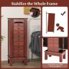 1Pc Large Capacity Jewelry Storage Cabinet With 9 Drawers