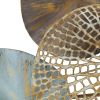 Multi-Colored Lily Pad Metal Wall Decor Set