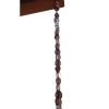 Copper Leaf Rain Chain - Decorative Gutter Downspout