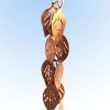 Copper Leaf Rain Chain - Decorative Gutter Downspout