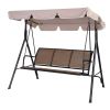 Outdoor 3-Person Canopy Swing - Patio Seating