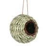 Charming Decorative Hummingbird House Hand-Woven Hung Straw