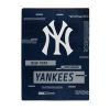 Yankees Official Mlb Digitize Raschel Throw Blanket 60 X 80 2221