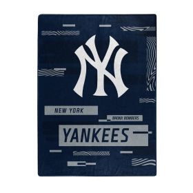 Yankees Official Mlb Digitize Raschel Throw Blanket 60 X 80 2221