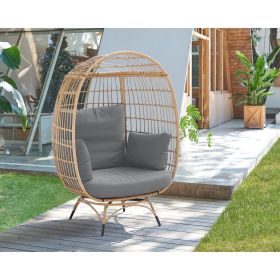 Manhattan Comfort Spezia Freestanding Steel And Rattan