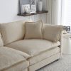 U-Shaped Sectional Sofa Wreversible Footrest 5-Seater
