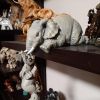 Desktop Decor Elephant Shape Ornament Resin Craftwork Decor