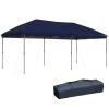 Outsunny 10' X 19' Pop Up Canopy With Easy Up Steel Frame, 3 8213