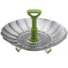 Steel Folding Steamer Basket Steel Fish Steamed Steamer