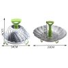 Steel Folding Steamer Basket Steel Fish Steamed Steamer