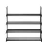 2 Set 4 Tiers Shoe Rack Shoe Tower Shelf Storage Organizer F