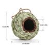 Charming Decorative Hummingbird House Hand-Woven Hung Straw