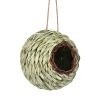 Charming Decorative Hummingbird House Hand-Woven Hung Straw
