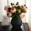 1Pc Realistic Peony Silk Flowers For Home Decor And