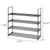 2 Set 4 Tiers Shoe Rack Shoe Tower Shelf Storage Organizer F