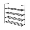 2 Set 4 Tiers Shoe Rack Shoe Tower Shelf Storage Organizer F