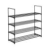 2 Set 4 Tiers Shoe Rack Shoe Tower Shelf Storage Organizer F