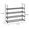 2 Set 4 Tiers Shoe Rack Shoe Tower Shelf Storage Organizer F