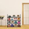 2 Set 4 Tiers Shoe Rack Shoe Tower Shelf Storage Organizer F