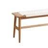 Design Natural Oak Wood Dining Bench Bed Bench For Dining