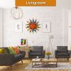1Pc Creative Metal Sun Wall Decor Metal Wall Art