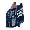 Yankees Official Mlb Digitize Raschel Throw Blanket 60 X 80 2221