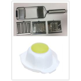 Stainless Steel Grater Vegetable And Fruit Slicer Peeler (Option: 3 sets tools Hand guard)