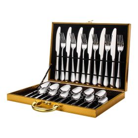 High-End Tableware 24 Piece Set (Option: Primary color)