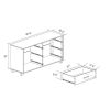 Modern Farmhouse Solid Wood 6 Drawer Double Dresser In
