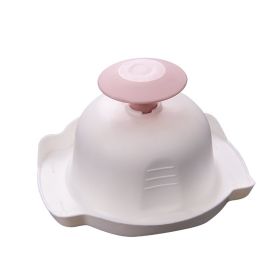 Stainless Steel Grater Vegetable And Fruit Slicer Peeler (Option: Pink hand guard)