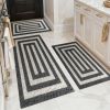 Washable 3-Piece Kitchen Rug Set