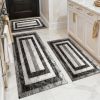 Washable 3-Piece Kitchen Rug Set