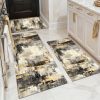 Washable 3-Piece Kitchen Rug Set