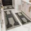 Washable 3-Piece Kitchen Rug Set