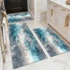 Washable 3-Piece Kitchen Rug Set