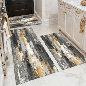 Washable 3-Piece Kitchen Rug Set (Style: Style 08)