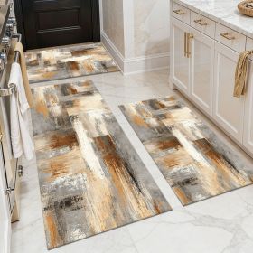 Washable 3-Piece Kitchen Rug Set (Style: Style 09)