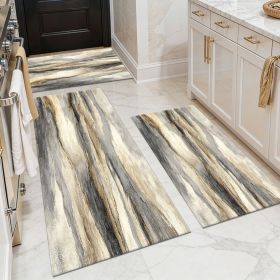 Washable 3-Piece Kitchen Rug Set (Style: Style 04)