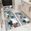 Washable 3-Piece Kitchen Rug Set